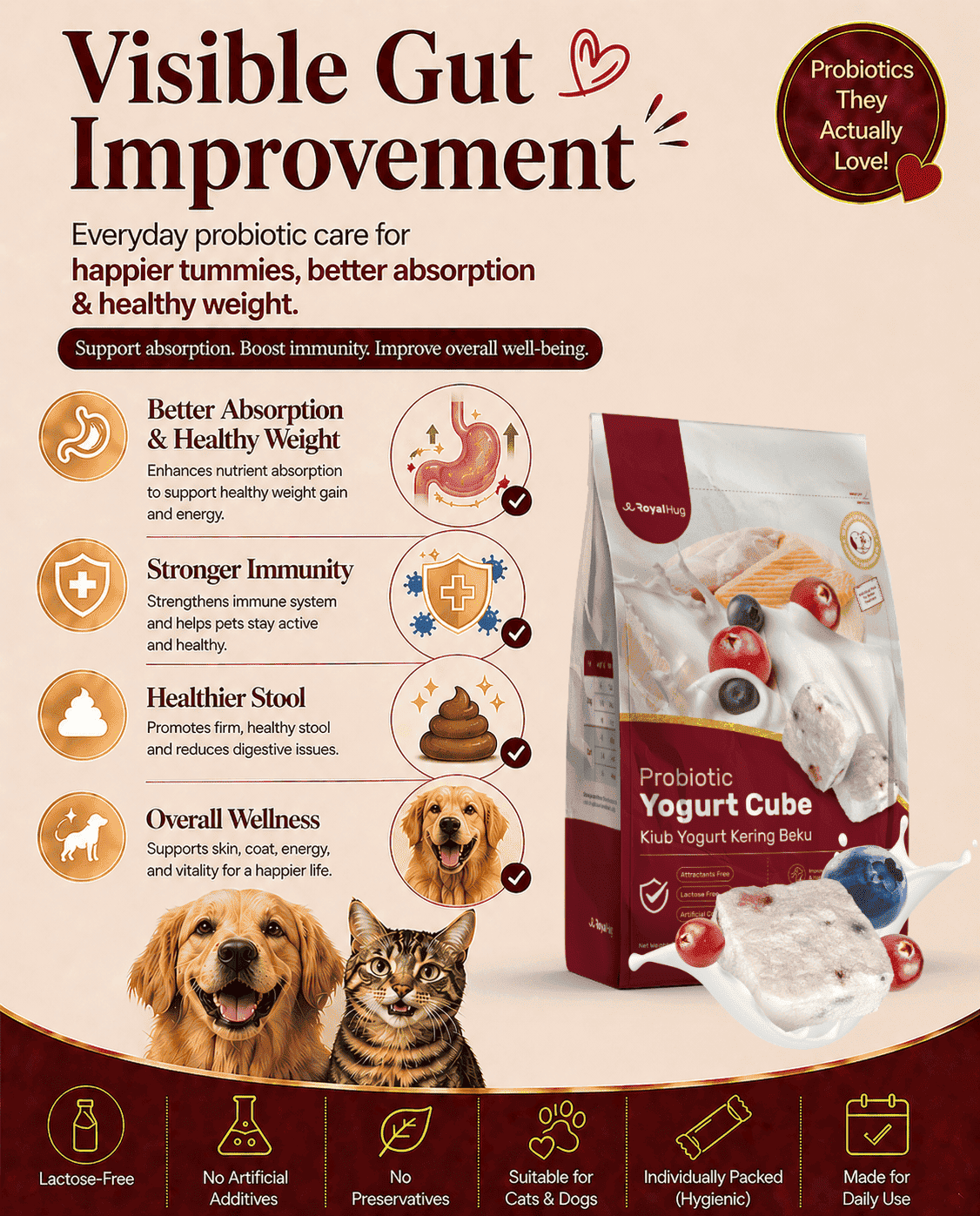 royalhugge_probiotic_yogurt_cube_for_cat_dog_royalhug_biotics_triple_益生菌酸奶冻干_猫狗_1
